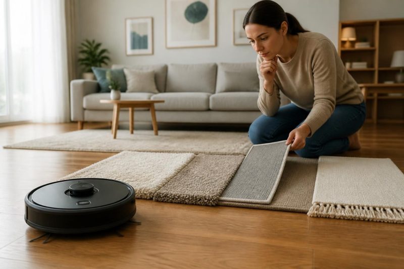 Robot Süpürge İçin Halı Nasıl Seçilir? Saçak, Hav Yüksekliği ve Tırmanma Eşiğine Göre Rehber