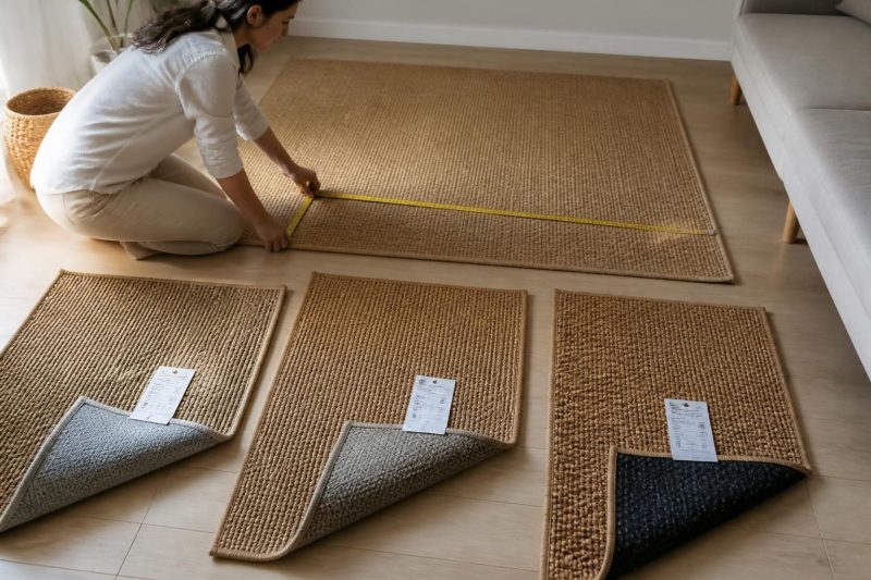 IKEA Sisal Halı Alternatifi Seçerken Ölçü, Kaydırmaz Taban ve Ürün Etiketini Nasıl Karşılaştırmalısınız?
