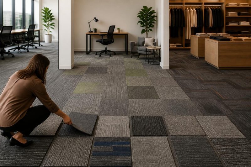 Karo Halı Nasıl Seçilir? Ofis, Home Ofis ve Mağazada Trafik Yoğunluğu ile Kir Görünümüne Göre Modül ve Desen Rehberi