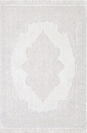 Pierre Cardin Halı Voila ZQ00A Gri Beyaz Modern ve Geleneksel Desenli Yüksek Kaliteli Halı