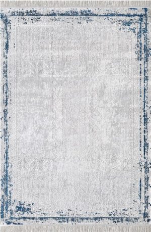 Pierre Cardin Halı Voila ZQ02D Gri Mavi Modern ve Geleneksel Desenli Yüksek Kaliteli Halı
