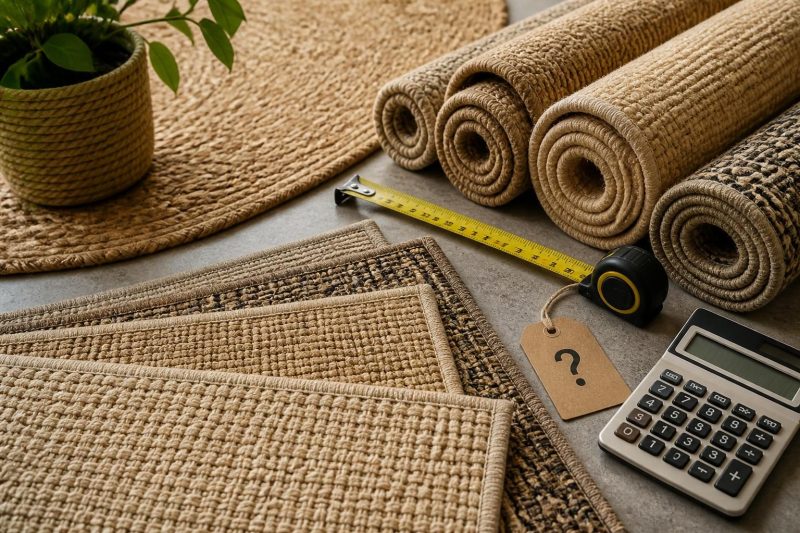 Sisal Halı Fiyatları Neye Göre Değişir? Ölçü, Dokuma Türü ve Taban Yapısına Göre Fiyat Karşılaştırma Rehberi